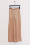 SWAYING 25 Spring/Summer Silk Wool Thin Straight Pants SW-SW25SS3B15C2-TUO Camel